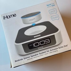 iHome iAVS1 Bedside Clock Amazon Echo Stereo